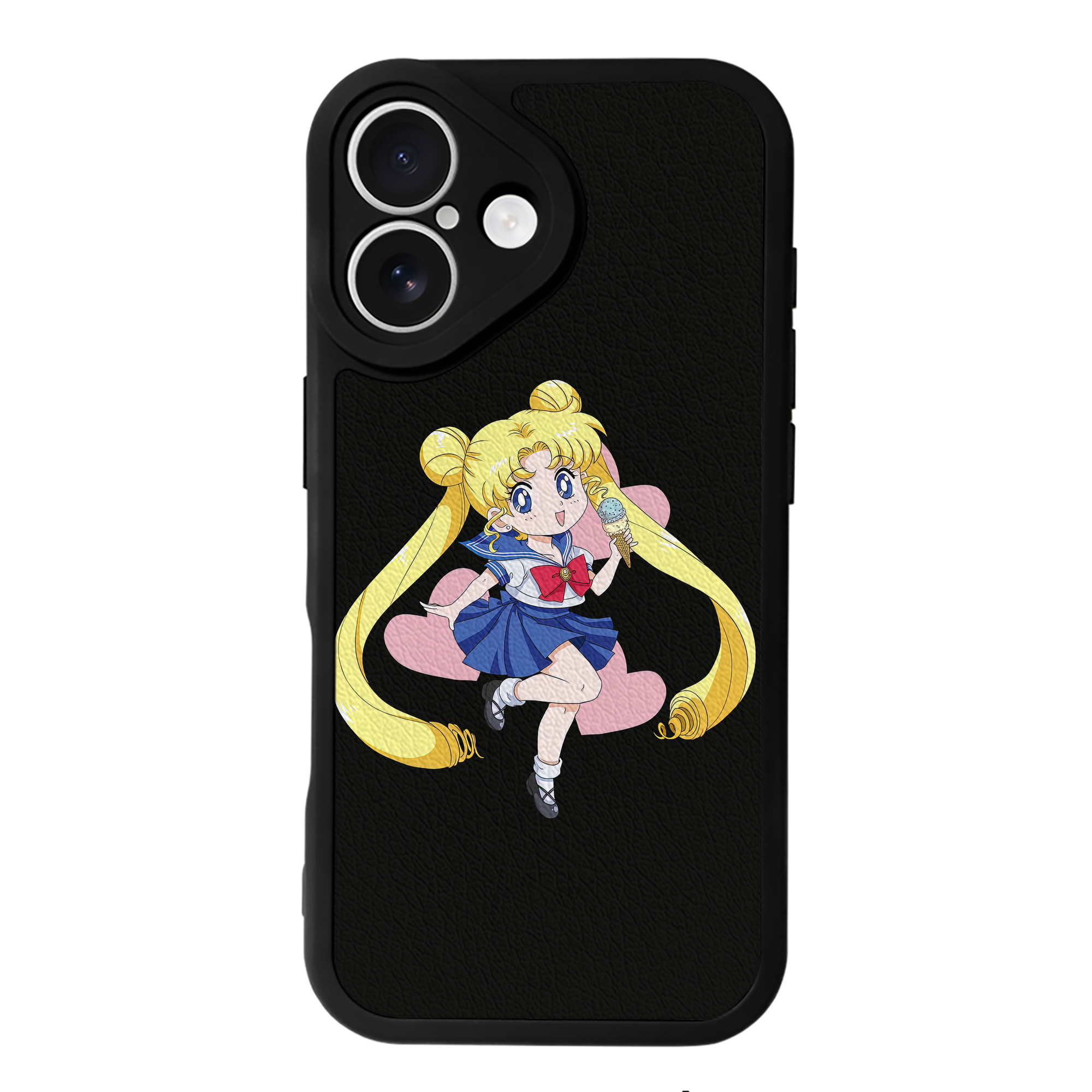 （画像用） 美少女戦士セーラームーン 愛野 美奈子 あいの みなこ Sailor Moon Aino Minako 【iPhone 16シリーズ対応】シリコンスマホケース（レザー調） 材質：シリコン